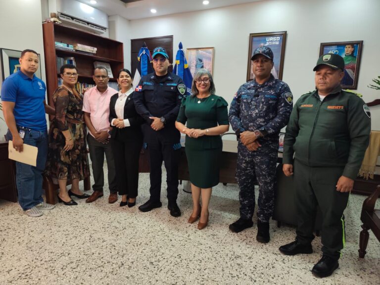 Director Regional Noreste de la Policía Nacional visita autoridades de la UASD-SFM